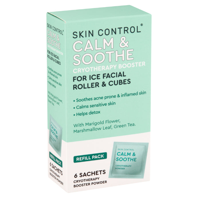 Skin Control Ice Facial Roller Calm &amp; Soothe 6 Pack