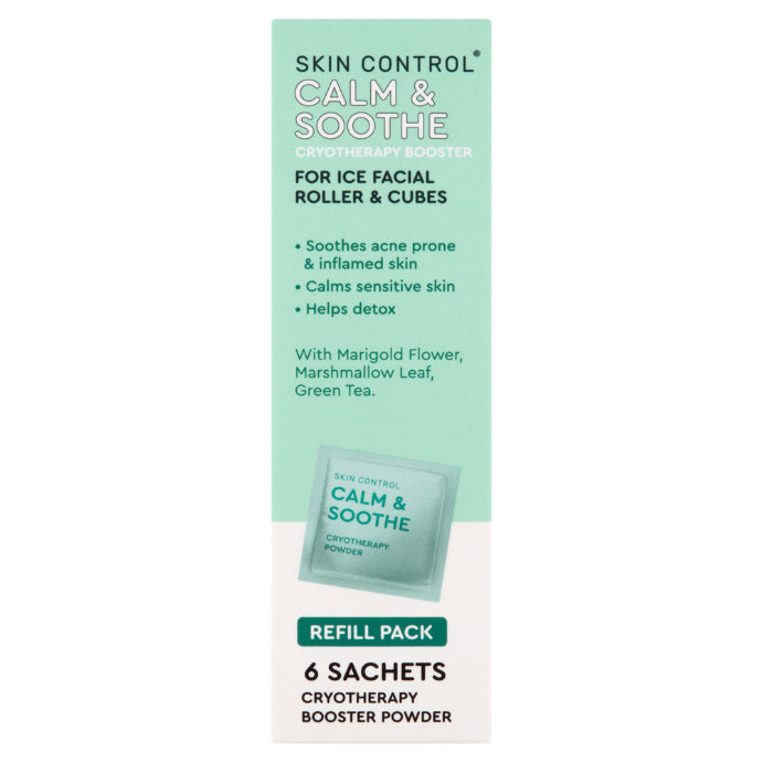 Skin Control Ice Facial Roller Calm &amp; Soothe 6 Pack