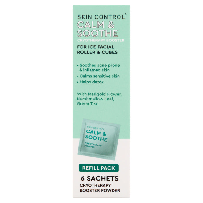 Skin Control Ice Facial Roller Calm &amp; Soothe 6 Pack