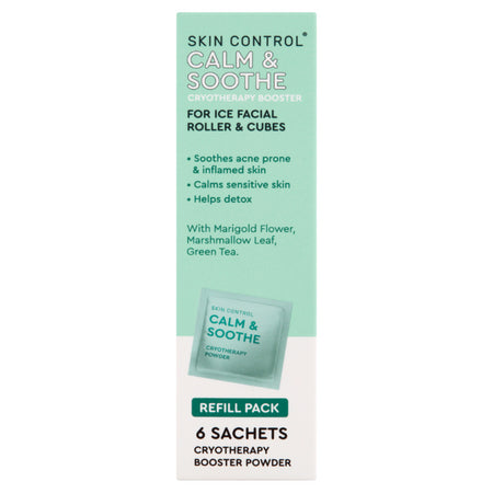Skin Control Ice Facial Roller Calm &amp; Soothe 6 Pack