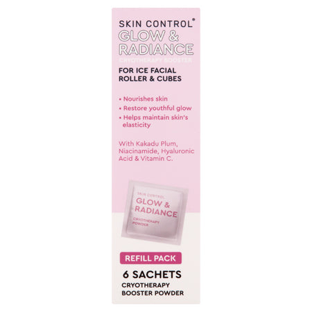 Skin Control Ice Facial Roller Glow & Radiance 6 Sachets