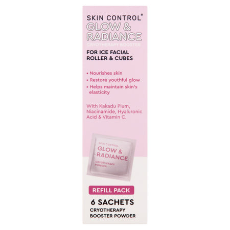 Skin Control Ice Facial Roller Glow & Radiance 6 Sachets