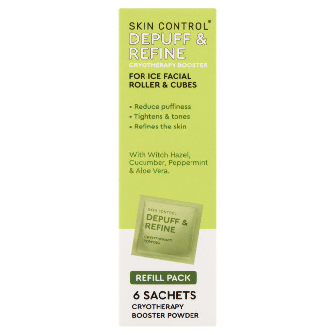 Skin Control Ice Facial Roller Depuff & Refine 6 Pack