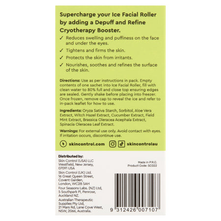 Skin Control Ice Facial Roller Depuff & Refine 6 Pack