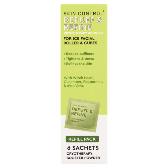 Skin Control Ice Facial Roller Depuff & Refine 6 Pack