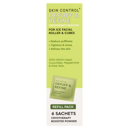 Skin Control Ice Facial Roller Depuff & Refine 6 Pack