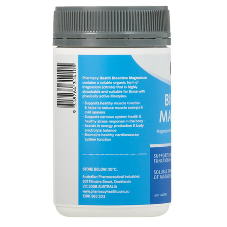 Pharmacy Health Bioactive Magnesium 100 Tablets
