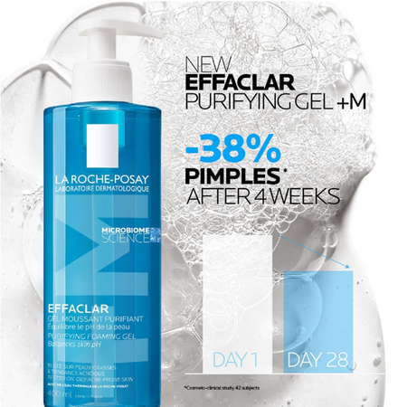 La Roche-Posay Effaclar +M Purifying Foaming Cleanser 400mL
