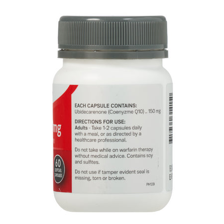 Pharmacy Health Coq10 150mg 60 Capsules