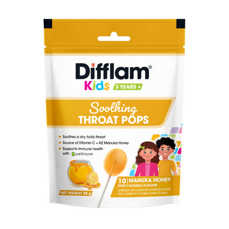 Difflam Soothing Throat Pops Manuka Honey 10 pack