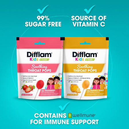 Difflam Soothing Throat Pops Manuka Honey 10 pack