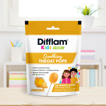 Difflam Soothing Throat Pops Manuka Honey 10 pack