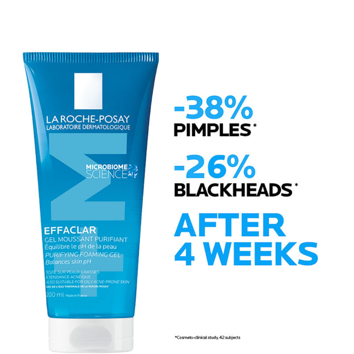 La Roche-Posay Effaclar +M Purifying Foaming Cleanser 200mL