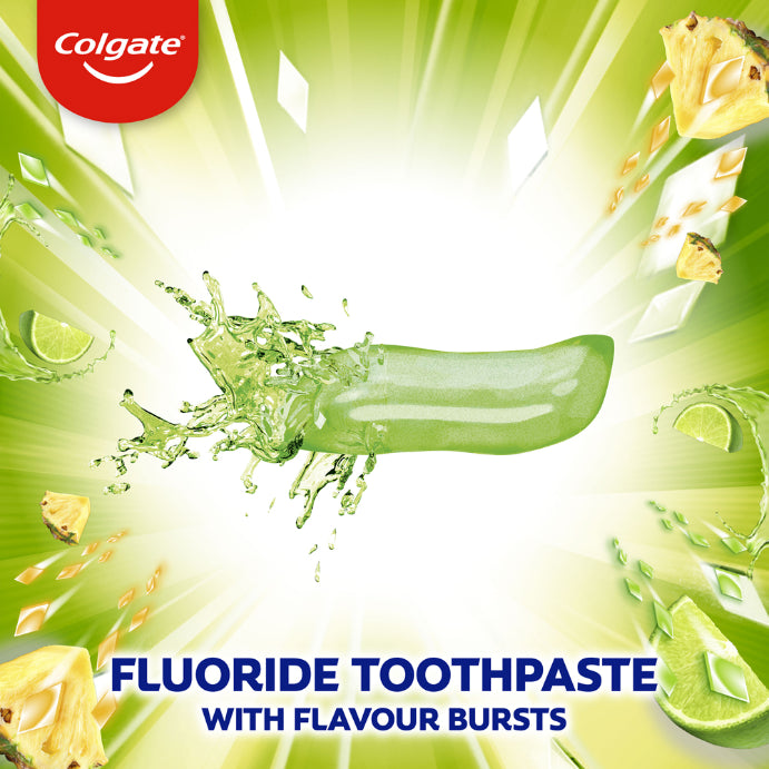 Colgate Max Fresh With Flavour Bursts Fluoride Toothpaste Pine Lime 100g