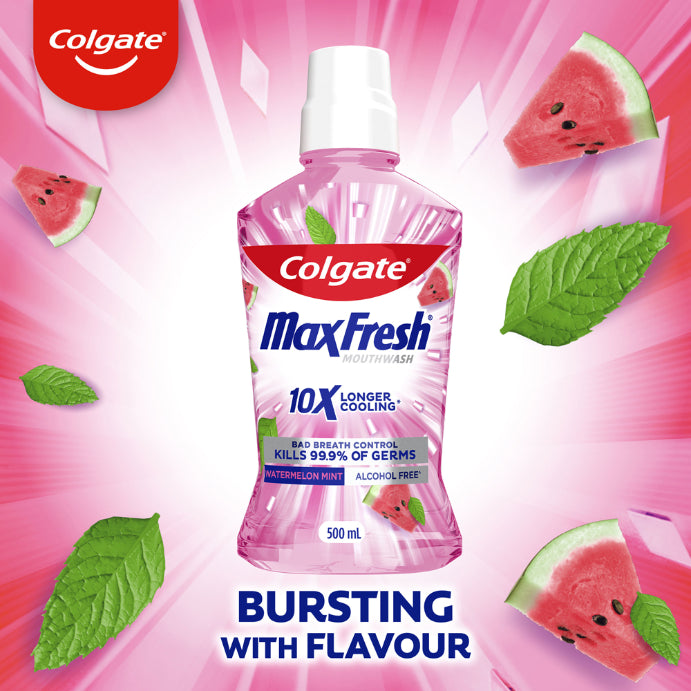 Colgate Max Fresh Mouthwash Watermelon Mint 500ml