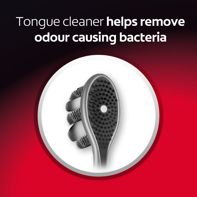 Colgate Optic White Pro Series Toothbrush With Soft Charcoal Spiral Bristles 2 Pack