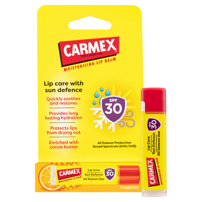 Carmex Tropical Sun Defence Spf 30 Stick 4.25g