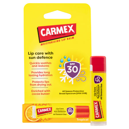 Carmex Tropical Sun Defence Spf 30 Stick 4.25g