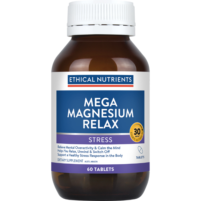 Ethical Nutrients Mega Magnesium Relax 60 Tabs