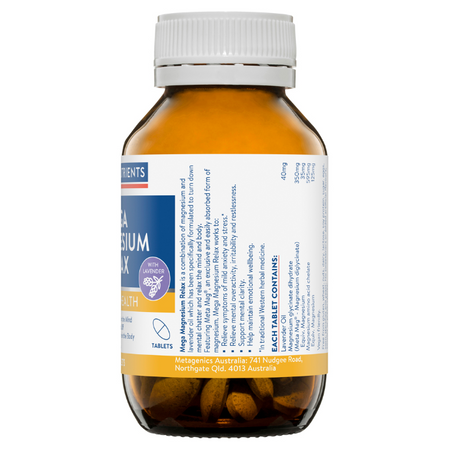 Ethical Nutrients Mega Magnesium Relax 60 Tabs