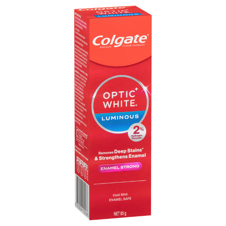 Colgate Optic White Luminous Enamel Strong Teeth Whitening Toothpaste 85g