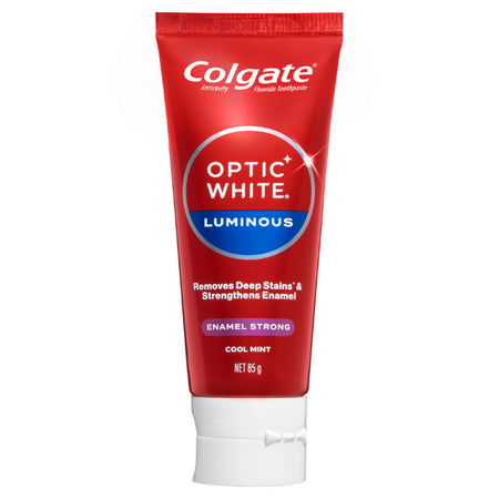 Colgate Optic White Luminous Enamel Strong Teeth Whitening Toothpaste 85g