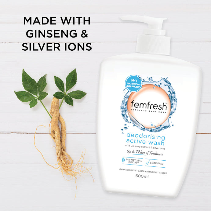 Femfresh Deodorising Active Intimate Wash 600ml
