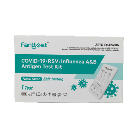 Fanttest Plus Rsv A/b Covid19 Test 1 Kit