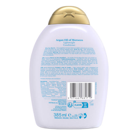 Ogx Argan Oil of Morocco Lightweight Conditioner 385ml