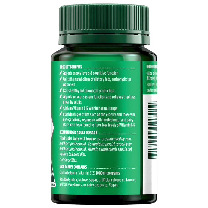 Nature's Own Vitamin B12 1000mcg 150 Tablets