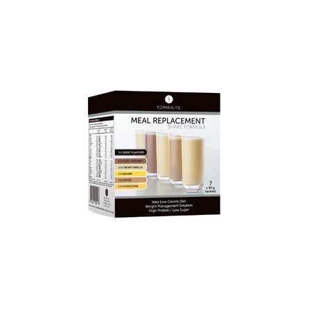 Formulite Meal Replacement Shake Mixed Flavours 55g X 7 Sachets