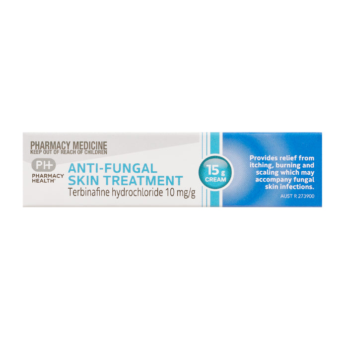 Pharmacy Health Antifungal Skin Treatment Terbinafine 1% Cream 15g