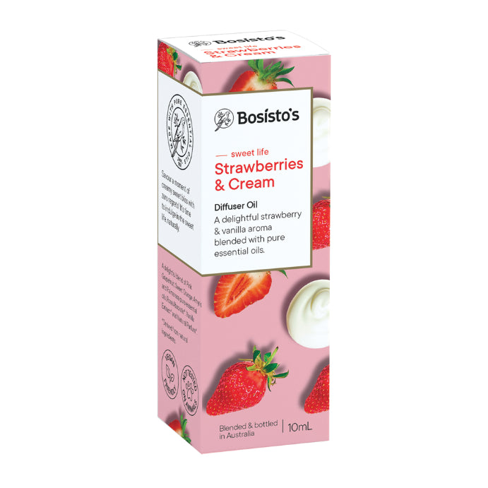 Bosisto's Strawberries & Cream Diffuser Oil 10ml