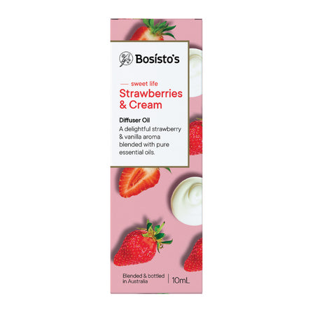 Bosisto's Strawberries & Cream Diffuser Oil 10ml