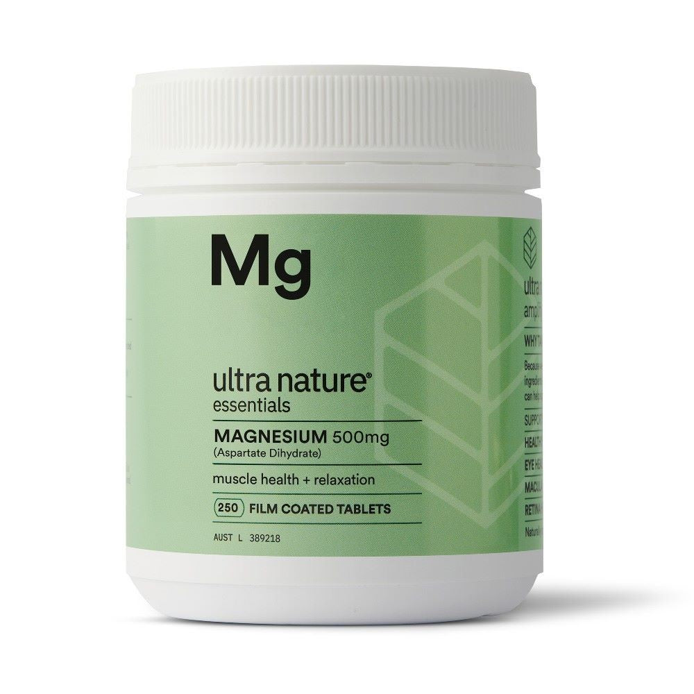 Ultra Nature Essentials Magnesium 500mg 250 Tablets