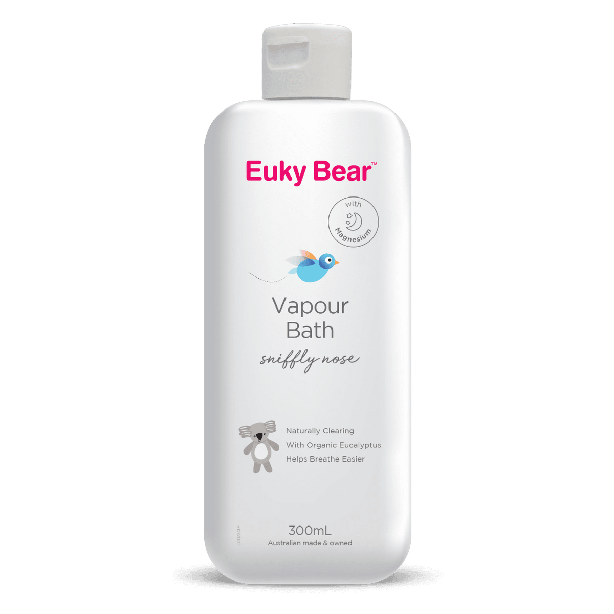 EUKY BEAR SNIFFLY NOSE VAPOUR BATH 300ML