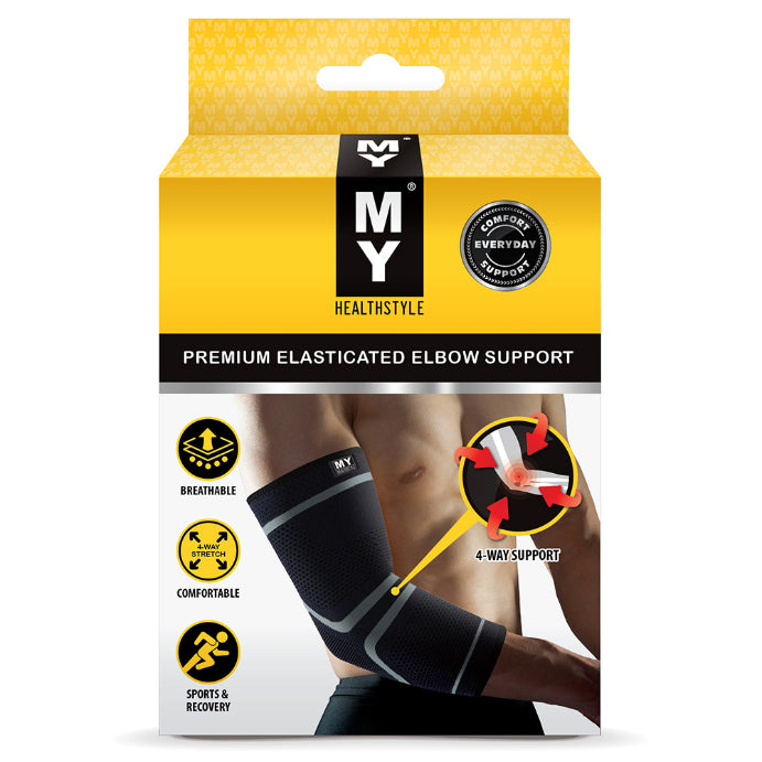My Premium Elasticated Elbow Support Medium 1 Each