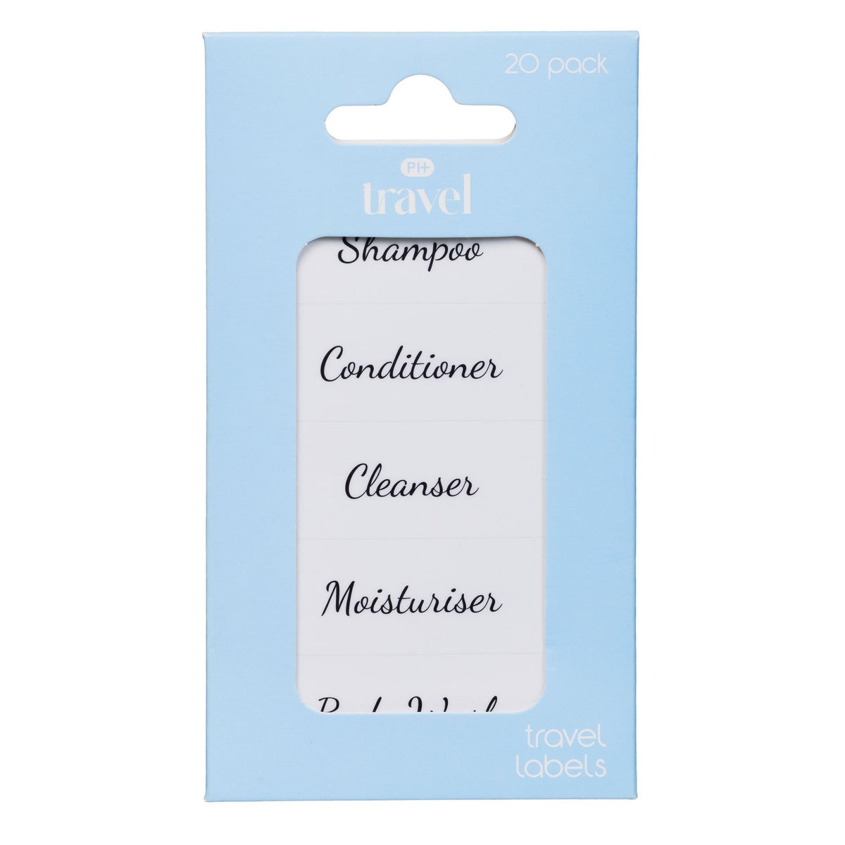 Pharmacy Health TRAVEL LABELS 20PK