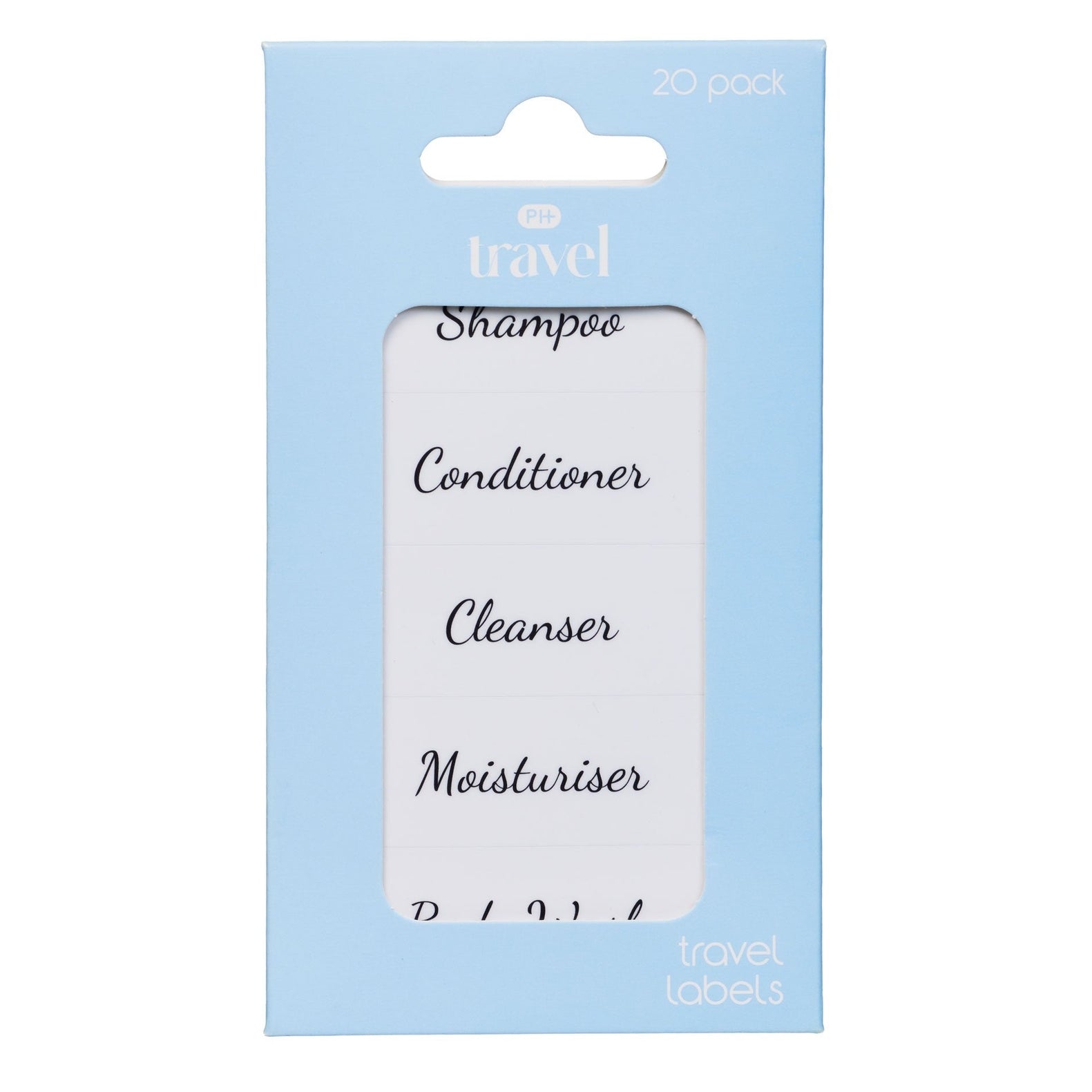 Pharmacy Health TRAVEL LABELS 20PK