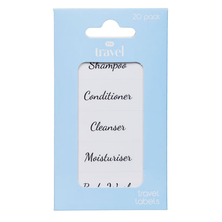 Pharmacy Health TRAVEL LABELS 20PK