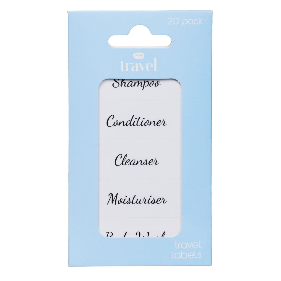 Pharmacy Health TRAVEL LABELS 20PK