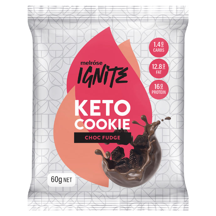 Melrose Health Ignite Keto Cookie Choc Fudge 60g x 12