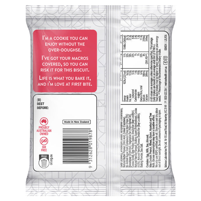 Melrose Health Ignite Keto Cookie Choc Fudge 60g x 12