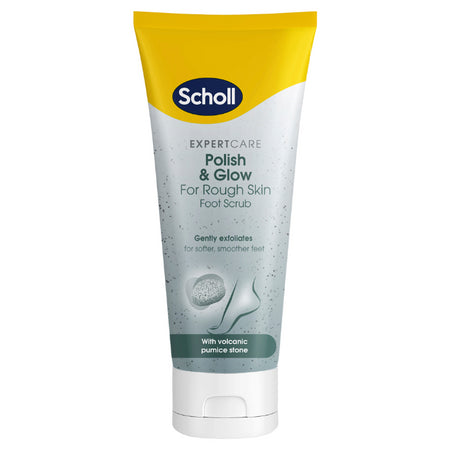 Scholl Expertcare Polish & Glow for Rough Skin Foot Scrub 75ml