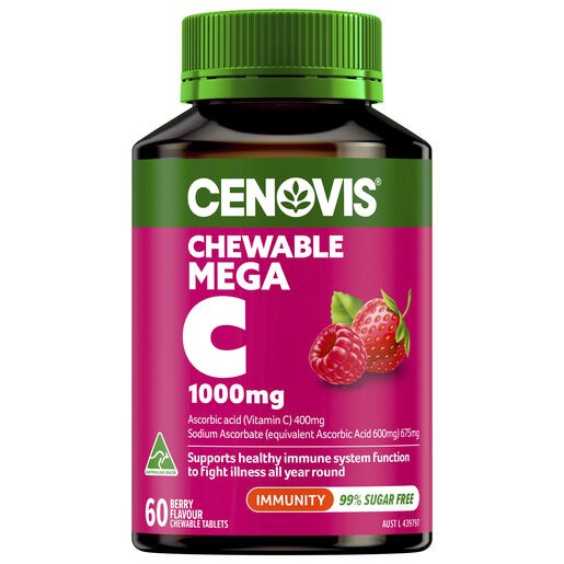 Cenovis Chew Vit C 1000mg Berry 60 Tabs