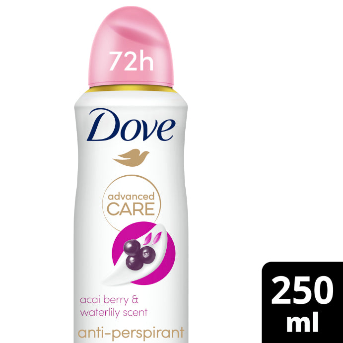 Dove Advanced Care 72h Go Fresh Anti-perspirant Acai Berry & Waterlily Scent 250ml