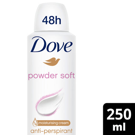 Dove Powder Soft 48h Anti-perspirant 1/4 Moisturising Cream 250ml