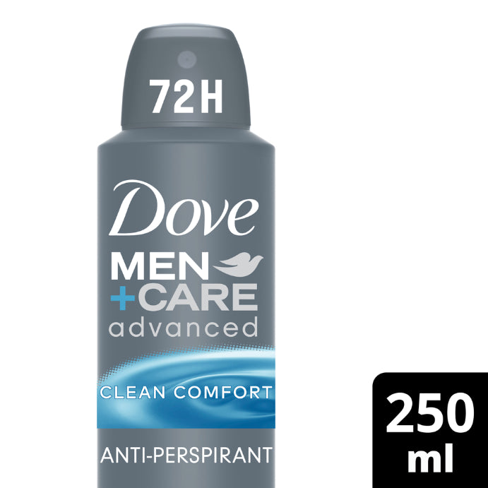 Dove Men+ Care Advanced Clean Comfort 72h Anti-perspirant 1/4 Moisturising Cream 250ml