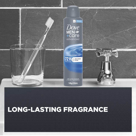 Dove Men+ Care Advanced Clean Comfort 72h Anti-perspirant 1/4 Moisturising Cream 250ml