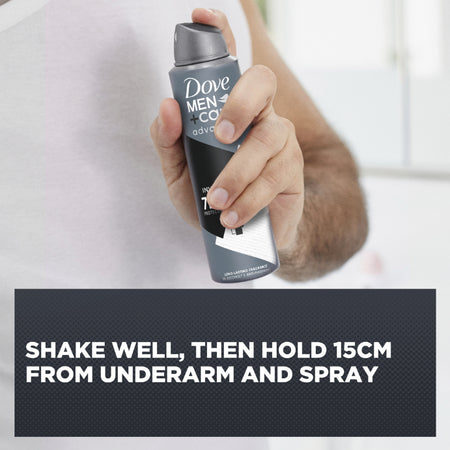 Dove Men+ Care Advanced Antiperspirant Aerosol Invisible Dry 250ml